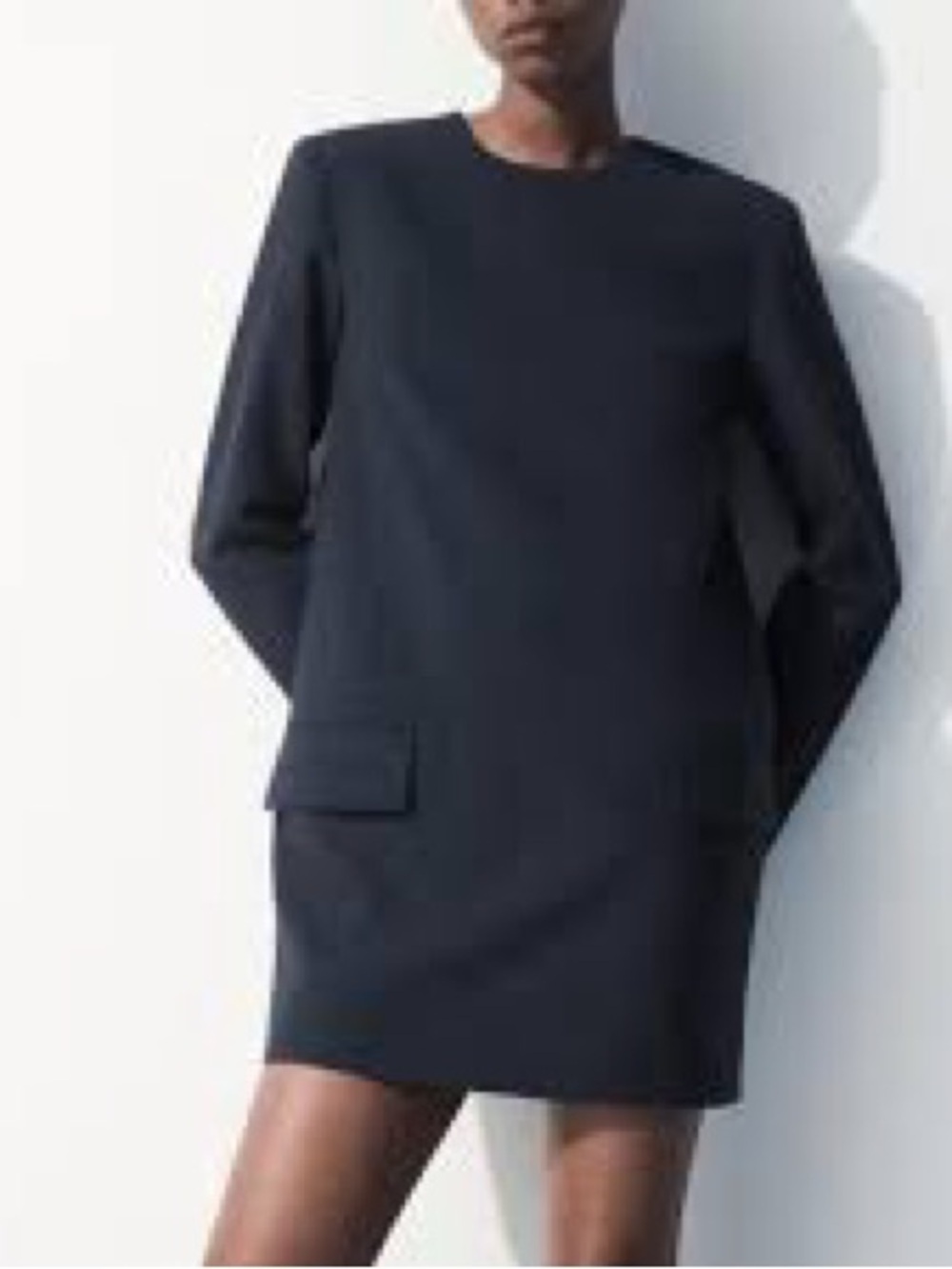 Cos Tailored Mini Dress Navy Size 2